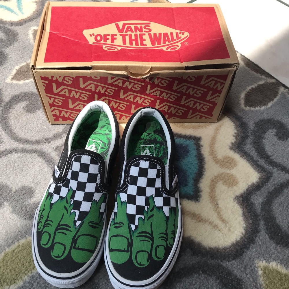 Vans Hulk Toddler Kids Shoes size 13.5
